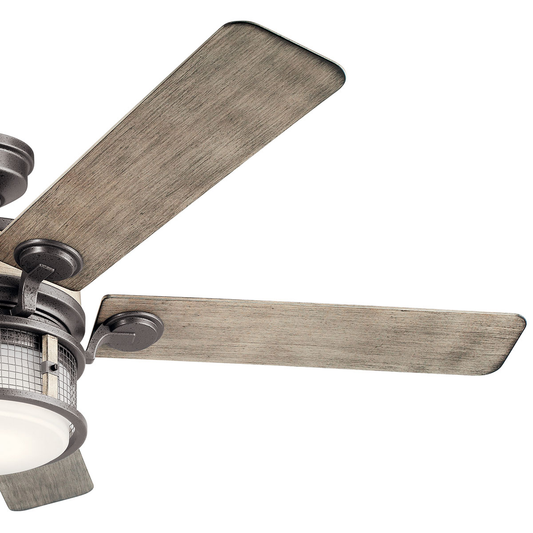 Ahrendale LED 60" Fan in Anvil Iron