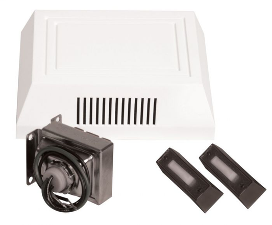 6 Button Lighted Chime Kit in Bronze & White - C102L-BZ