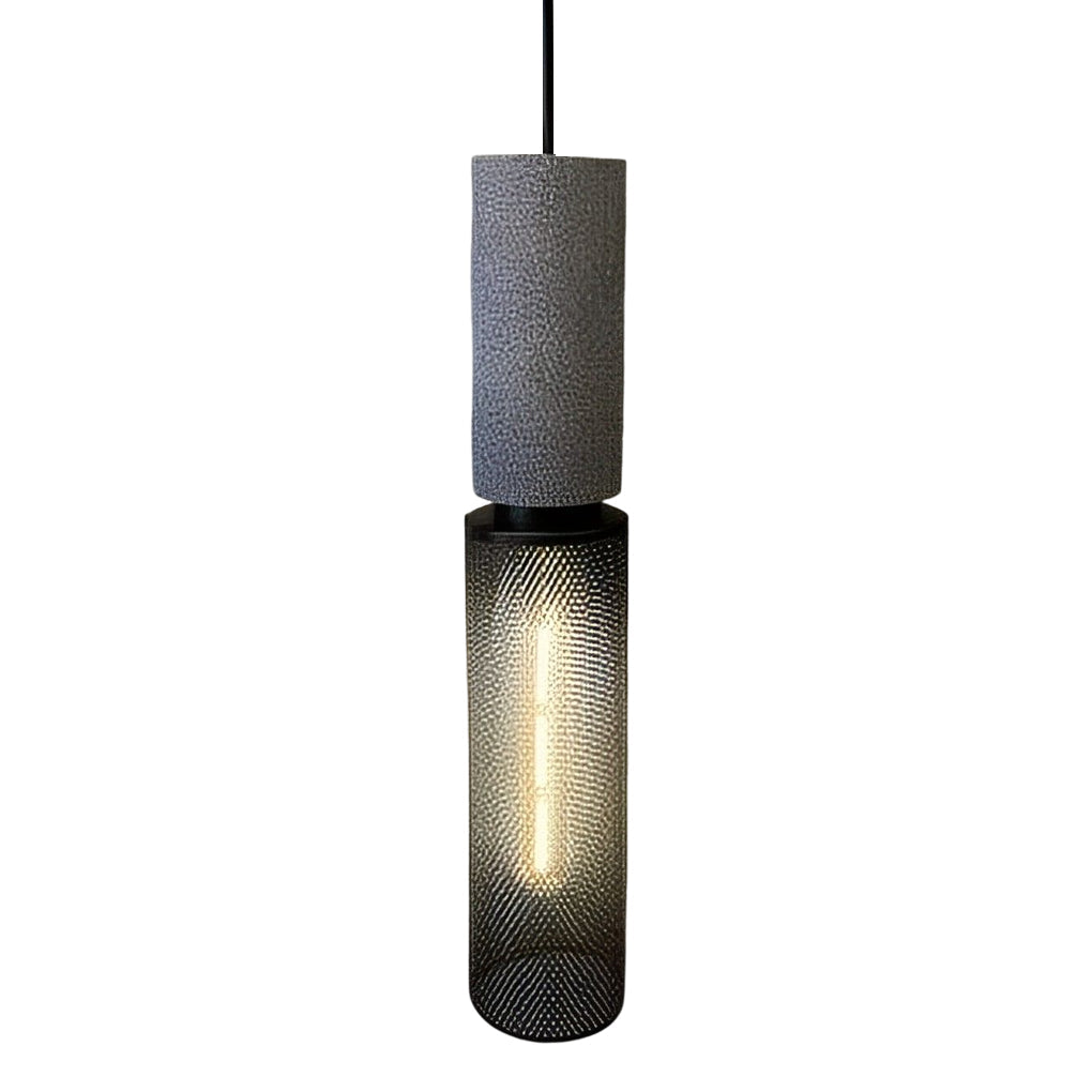 [Open-Box]Creative Metal Meshed Black Industrial Style Pendant Lights Chandelier