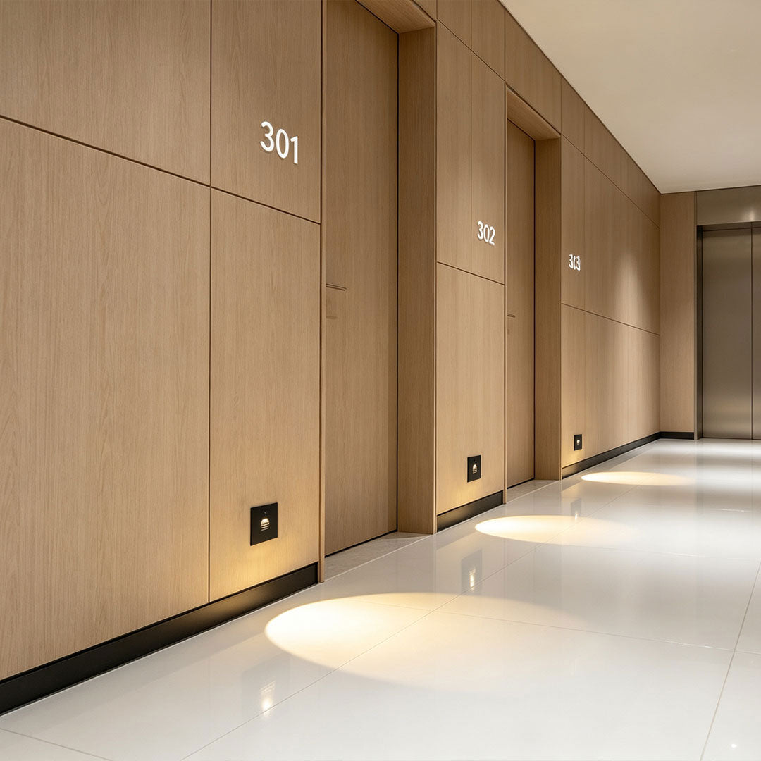 【2 PCS】Lights for Indoor Steps Round Motion Sensor Recessed Light