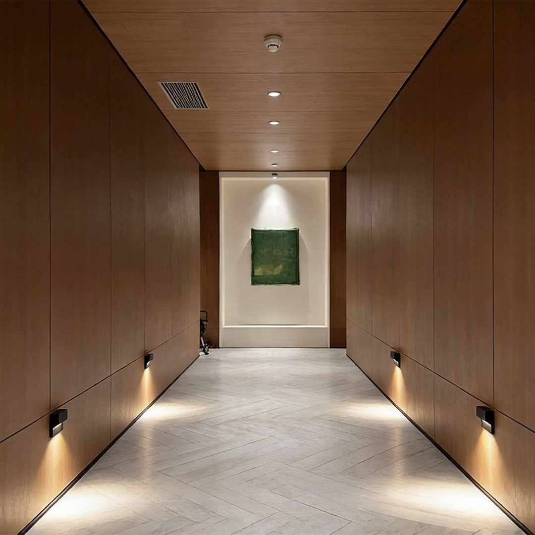【4 PCS】LED Lights for Steps Waterproof Wall Corner Light