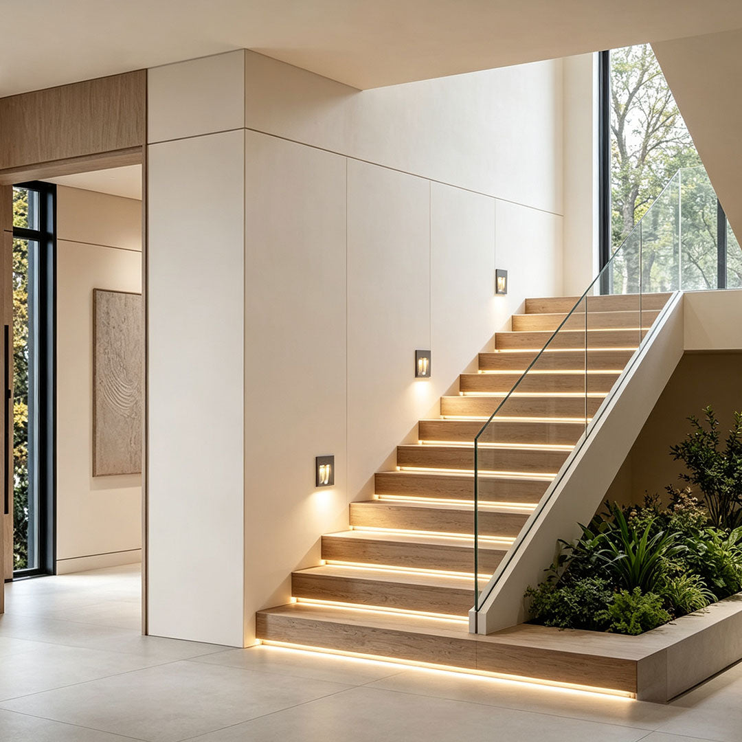 【2 PCS】step LED Light Recessed LED Motion Sensor Light