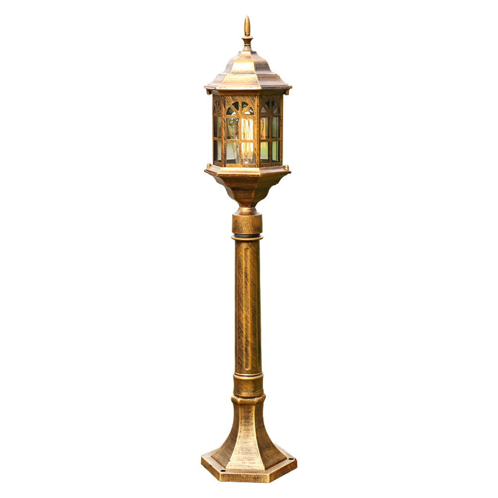 [Open-Box] Elegant Slim Post LED Outdoor Post Lights Black/Bronze Pathway Lamps