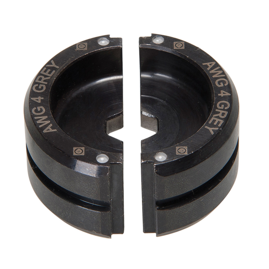4 AWG Dies for Crimping Color-Coded Copper & Aluminum Lugs & Splices*(Require UA22 adapter when used with ECCXL, HCCX, & RCCX tools)