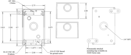 30206, Weatherproof Outlet Box