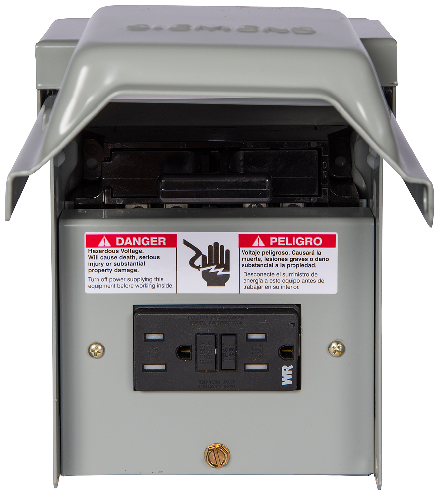 60A ACD WITH 15A GFCI RECEPTACLE