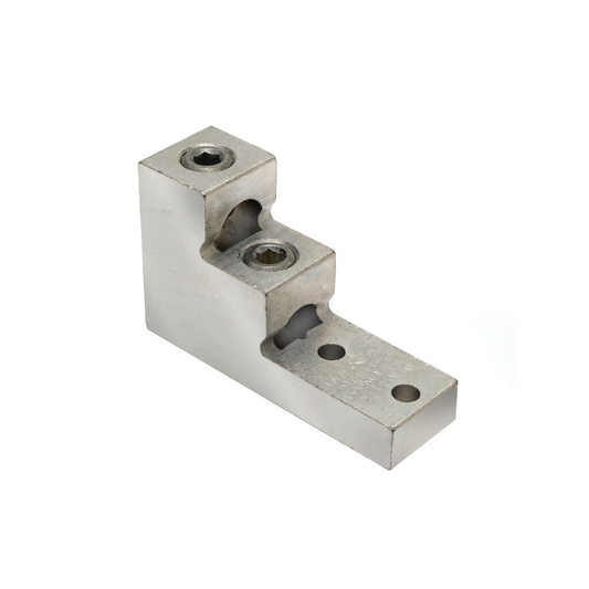 Aluminum Universal Terminal, 2 Hole, 2 AWG (Str)-600 kcmil