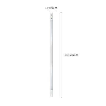 7 Watt; 18 Inch; T8 Linear LED; Medium Bi-Pin G13Base; 3000K; 50000 Average Rated Hours; 700 Lumens; Type B Ballast Bypass
