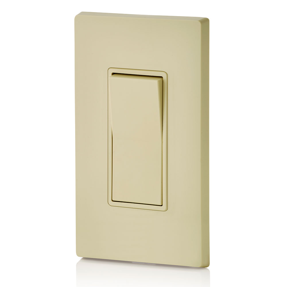15 Amp Decora Rocker 3-Way Switch, Grounding, Ivory