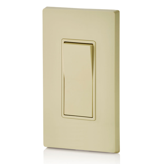 15 Amp Decora Rocker 3-Way Switch, Grounding, Ivory