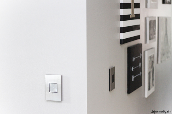 adorne® Satin Nickel 1-Gang Screwless Wall Plate