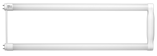 11.5 Watt T8 U-Bend LED; 50000 Average rated hours; Medium bi-pin base; 1800 Lumens; 4000K; Type A; Ballast dependent