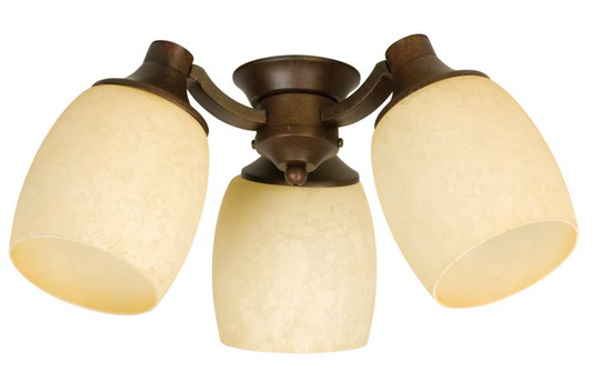 3 Light Universal Fan Light Kit - LK47-AG-LED