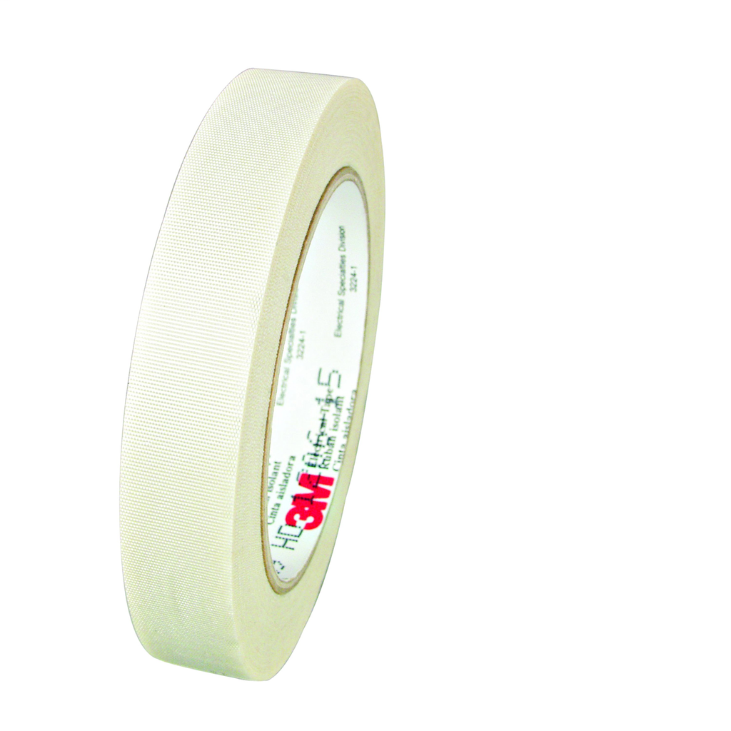 3M‚Ñ¢ Glass Cloth Electrical Tape 69, 1/2 in x 66 ft, White