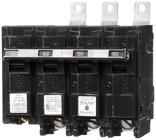 BREAKER 100A 3P 240V 10K BL 120V SHUNT