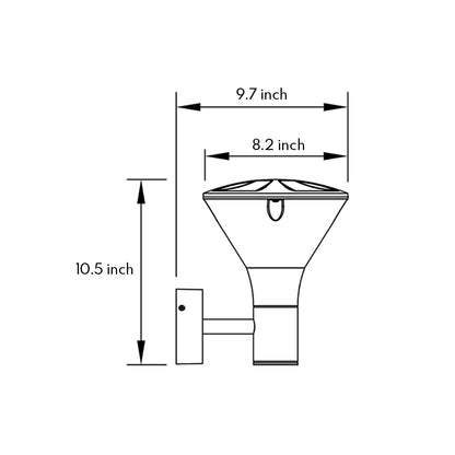 Waterproof Outdoor Modern Wall Lights Minimalist Sconce