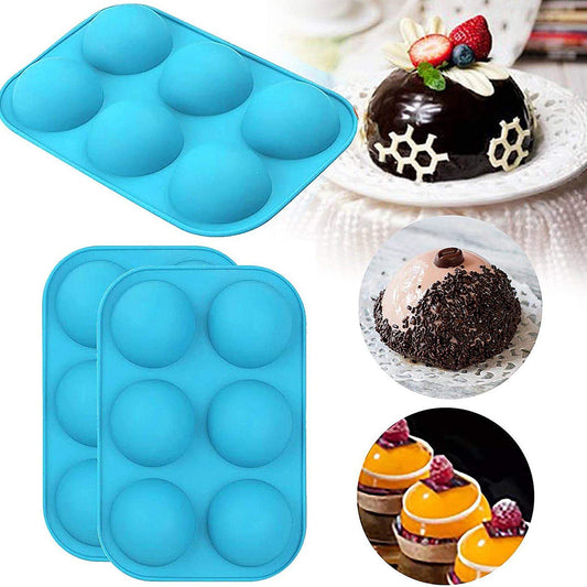 2pcs sphere chocolate Bombe mold