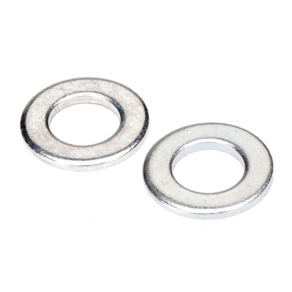 2Sae014 1/4 Sae Flat Washer Zinc 100/Box
