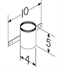4-inch Sleeve without Damper; Ventilation Fans