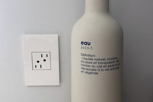 adorne® Gloss White 1-Gang Screwless Wall Plate with Microban®