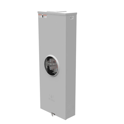 5 Terminal Ringless Large Closing Plate With 3 In Hub Pack Inside Meter Socket Lever Bypass 7-8 In Barrel Lock Ground With Bracket Provision