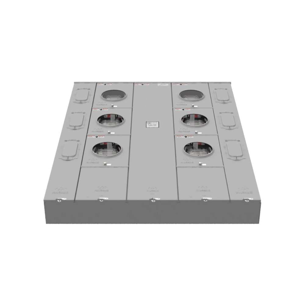 5 Terminal Ringless Large Closing Plate Lever Bypass 6 Position 6-200 Ampere Main Breaker Provision Long Island Lighting Company