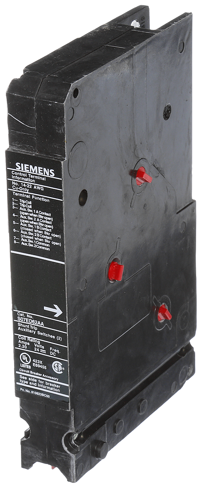 BREAKER ED 24VDC ST/2AUX SW