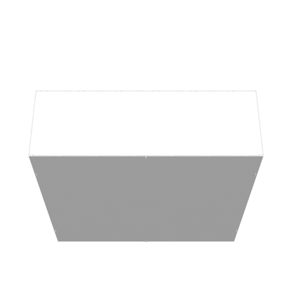 36x12x36 Screw Cover Type 1 UL Steel No KO Gray Cover w/Teardrop Slots Holes In Back