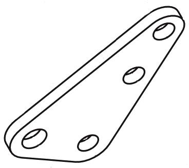 50105264, Ratchet Cable Cutter Stationary Handle Plate