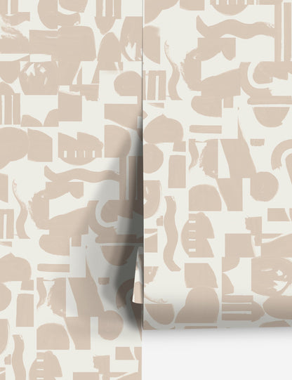 Organic Shapes Wallpaper by Sarah Sherman Samuel