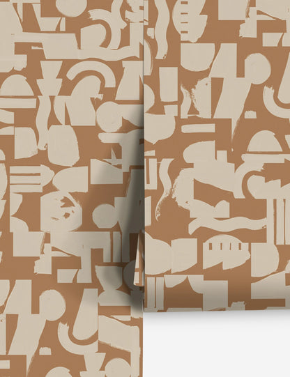 Organic Shapes Wallpaper by Sarah Sherman Samuel