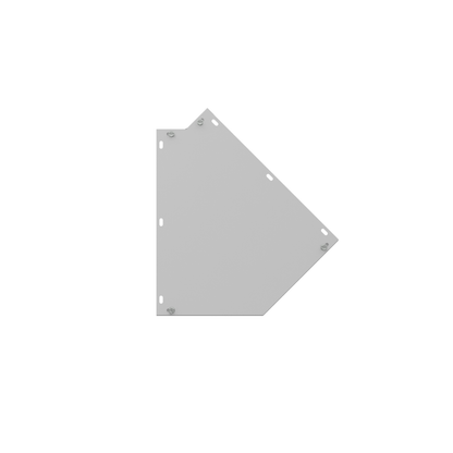 13.469x12x11.781 Wireway Elbow 45 Side Wall Access ANSI 61 Gray Steel