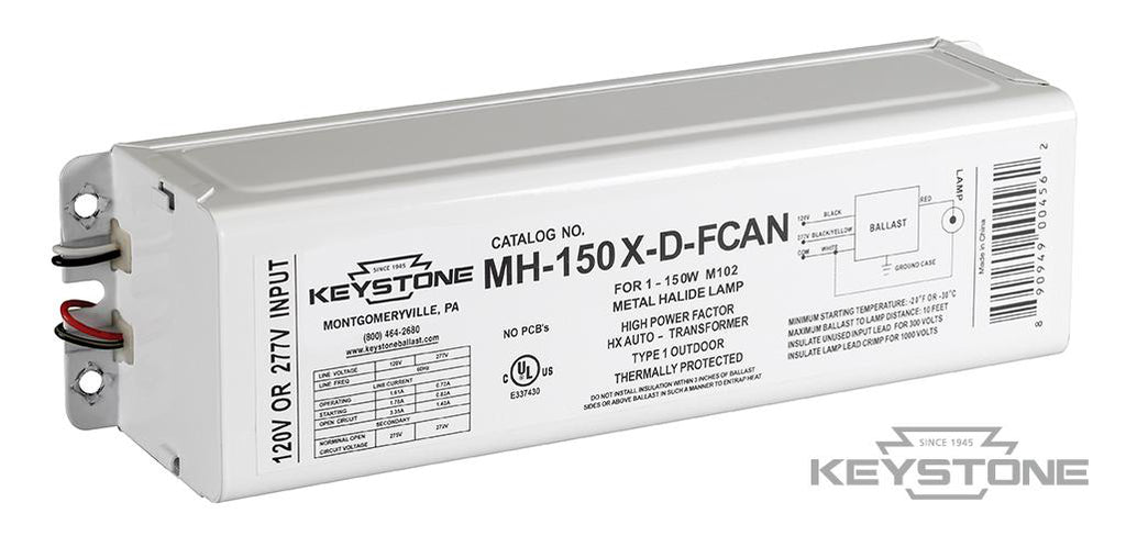 150W (M102) Metal Halide, F-CAN