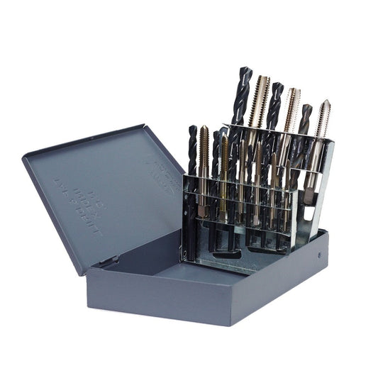 19 PC. TAP & DRILL SET CARBON