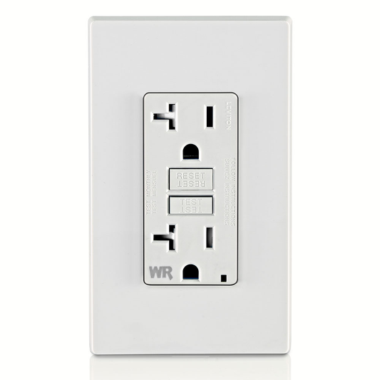 20 Amp SmartlockPro® GFCI Receptacle/Outlet, Tamper-Resistant