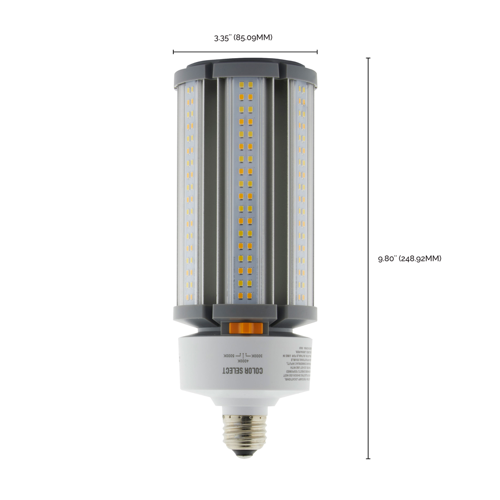 45 Watt; LED HID Replacement; CCT Selectable; Medium base; 100-277 Volt; ColorQuick Technology