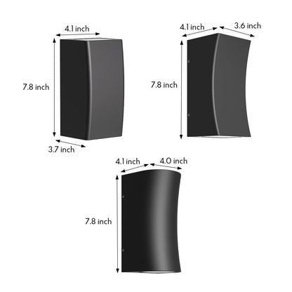 Waterproof LED Up Down Outdoor Wall Light Modern Style