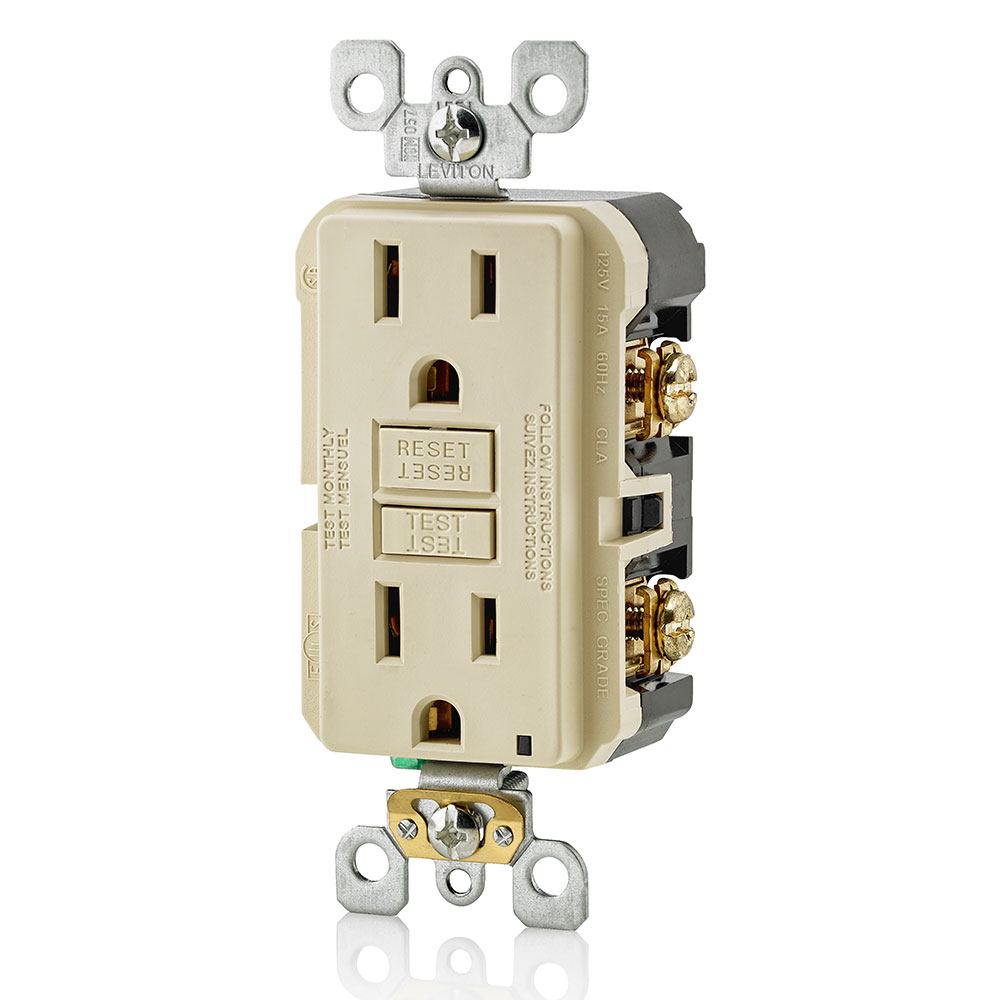 15 Amp SmartlockPro® GFCI Receptacle/Outlet
