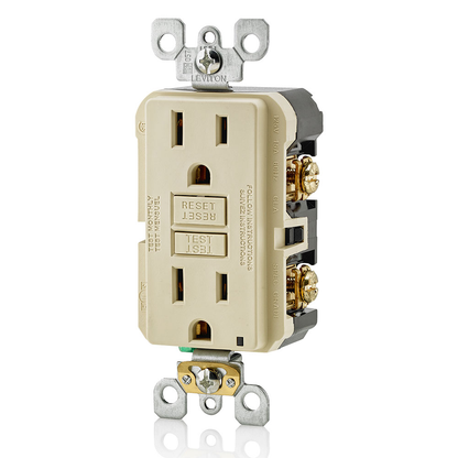 15 Amp SmartlockPro® GFCI Receptacle/Outlet