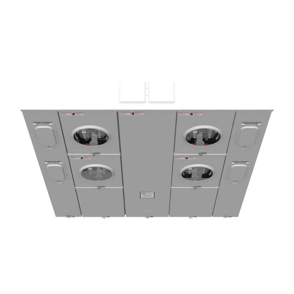 5 Terminal Ringless Large Closing Plate Lever Bypass 4 Position 4-200 Ampere Main Breaker Provision Long Island Lighting Company