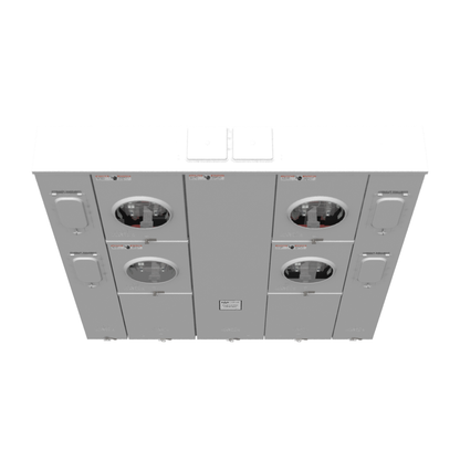 5 Terminal Ringless Large Closing Plate Lever Bypass 4 Position 4-200 Ampere Main Breaker Provision Long Island Lighting Company