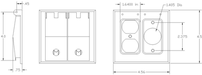 30468, Weatherproof Device Box Cover