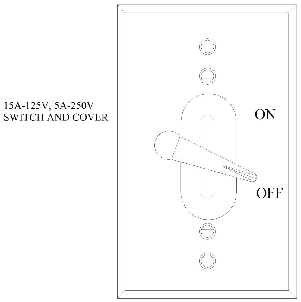 30480, Weatherproof Device Box Switch and Cover