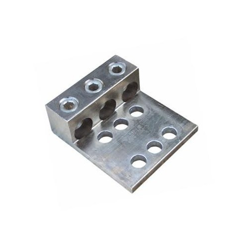 Aluminum Mechanical Lugs Three Conductors - Two & Four Hole Mount 250MCM-#6 Awg