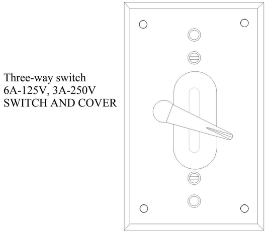 30484, Weatherproof Toggle Switch Cover