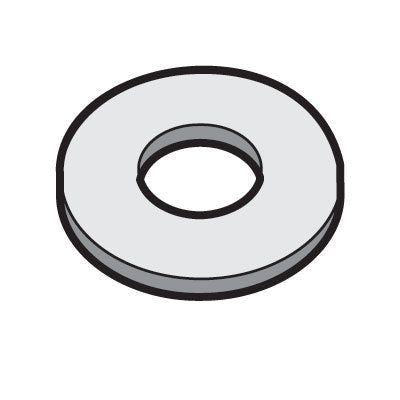 1/4'' FLAT WASHER-STAINLESS (100 PCS) [941065]