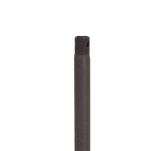 24" Downrod in Rustic Iron