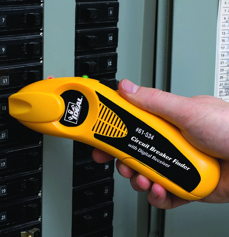 Automatic Circuit Identifier w/Digital Receiver & GFCI Receptacle