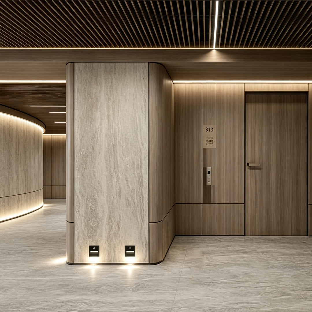 【4 PCS】LED Lights for Steps Waterproof Wall Corner Light