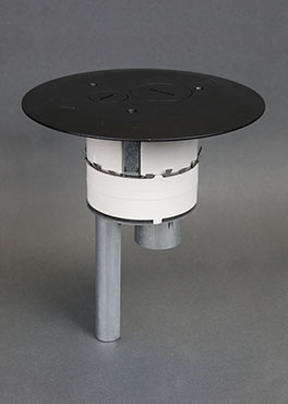 4FFATC15 Flush Furniture Feed Poke-Thru Assembly, Gray